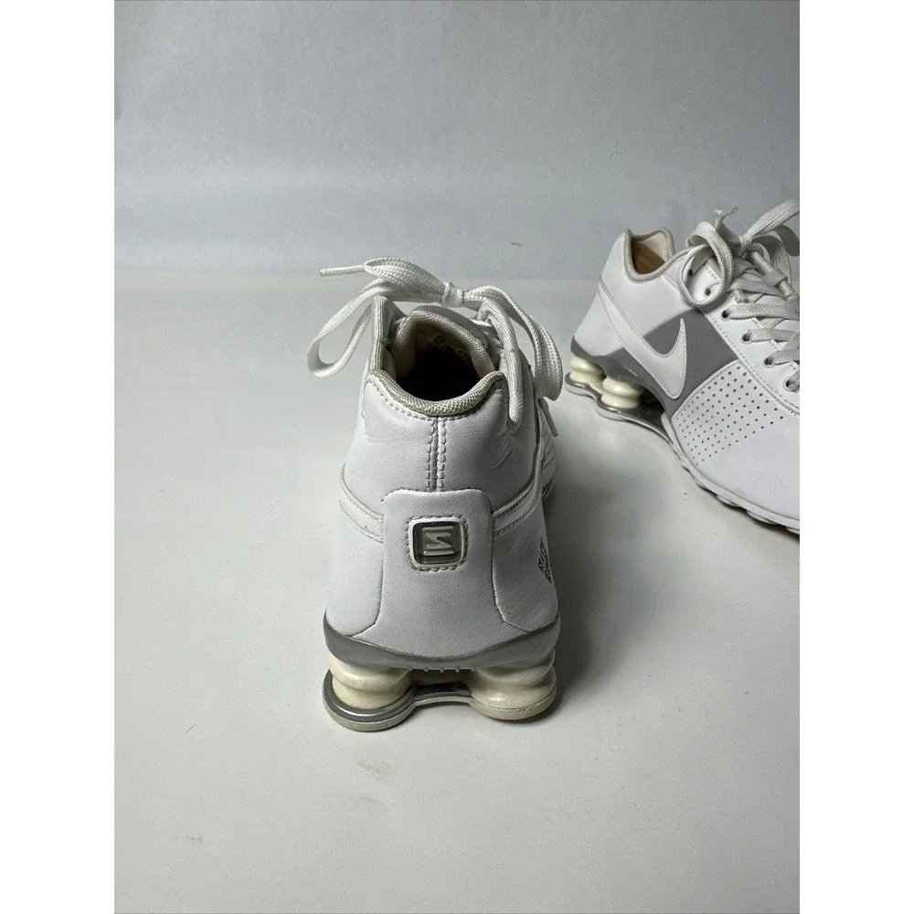 Nike Shox Deliver 317549-112 Women's White/Grey Leather Sneakers Shoes Size 8.5 - Picture 5 of 11